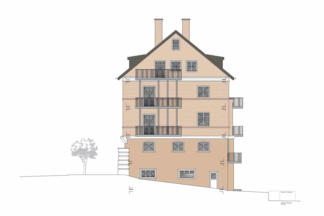 Extension, apartment building, Stuttgart-West